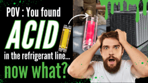 Acid in the lineset
